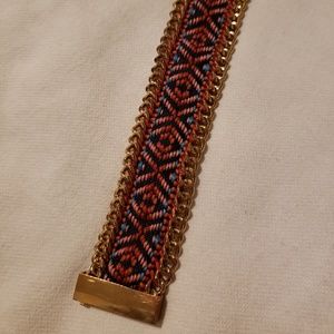 FREE W/ BUNDLE - Aztec Woven Magnetic Bracelet
